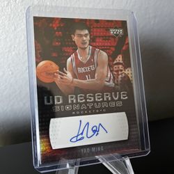 Yao Ming Basketball Card