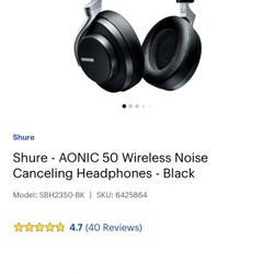 Shure Aonic 50 Noise Canceling Headphones