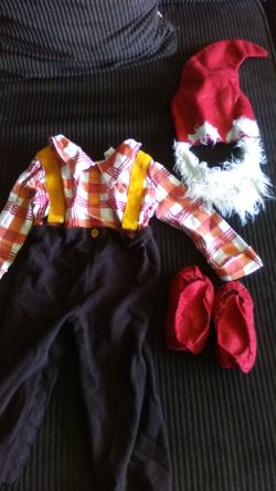 Baby boy gnome costume