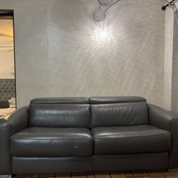 Leather Pull Out Bed 