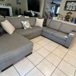 Beautiful Grey Sectional Couch From Ashley Furniture 