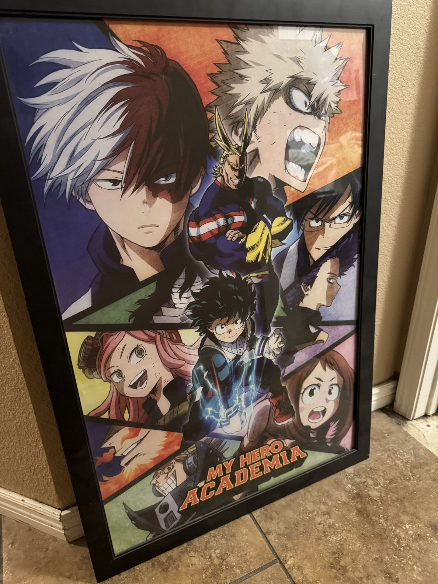 Framed Academia Anime Poster
