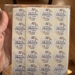 Bridal Shower Favor Stickers