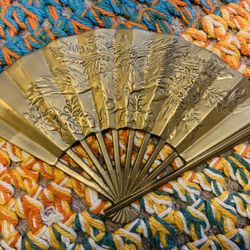 Vintage Brass Fan 