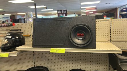 Boss 10” sub in wedge Box