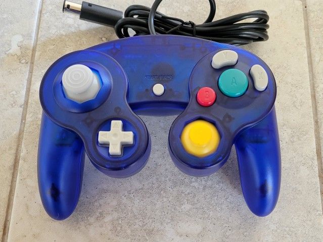 GameCube Controller - Transparent Dark Blue - Crystal Dark Blue - Nintendo Wii Joystick