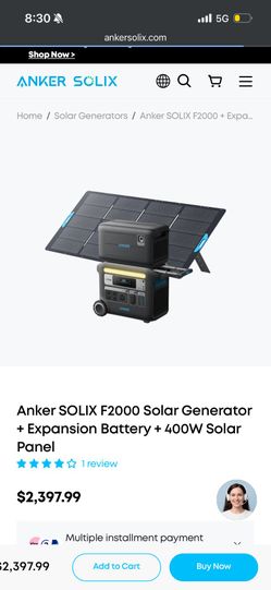 Solar powered generator