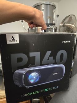 Nexigo pj40 projector and hd /4k ready screen
