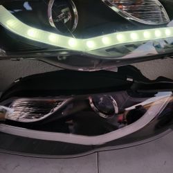 06-08 Audi A4 LED Projector Headlights Luces Calaveras Micas Faros Focos Faroles