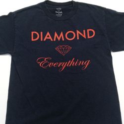 Diamond Tee Shirt dark Blue Red