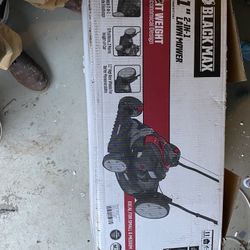 Black Max Mower