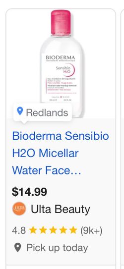 Bioderma miscellar water $7