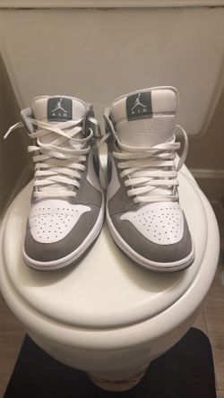 Nike shoes white and a lil grey