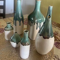 Antique Porcelain Bottles 