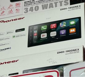 PIONEER wired carplay, bluetooth, radio, usb