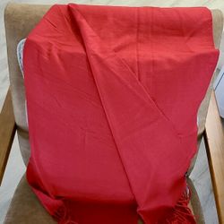Red Cashmere Scarf