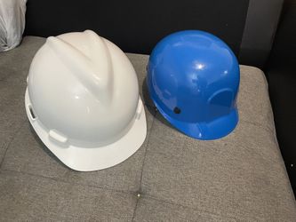 2 New Work Hard Hats For $5 Both 