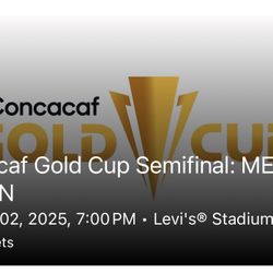 Mexico Vs Honduras @ Levi’s 7/2/25