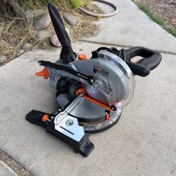 WARRIOR 7-1/4 in. Single-Bevel Compound Miter Saw