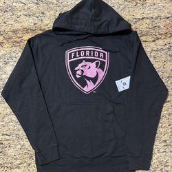 Unisex Sm Florida Panthers NHL Pink Logo Hoodie Sweater Stanley Cup 27x27 NWT  #FloridaPanthers #StanleyCupWinners #StanleyCupShirt #FloridaPanthersH