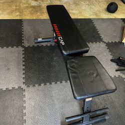 Workout Bench And Weight Ball 