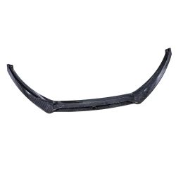 BRAND NEW 3PCS 2015-2018 FORD FOCUS CARBON FIBER LOOK STYLE FRONT BUMPER LIP SPLITTER KIT