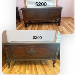 Cedar chests (2) - vintage $200 each
