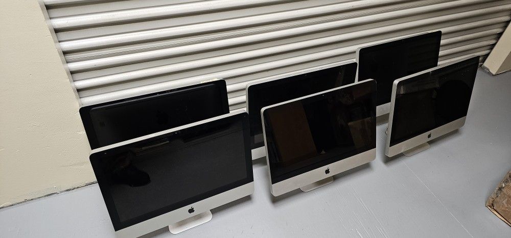 6 APPLE IMAC 21.5 I7 16GB BLUETOOTH WIFI WEBCAM LOT OF 6 A1311 MODEL