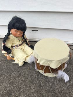 Rare Vintage Native American Doll