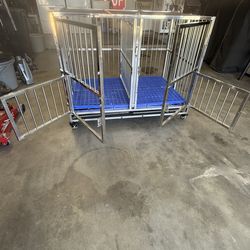 Small dog cage used a short while