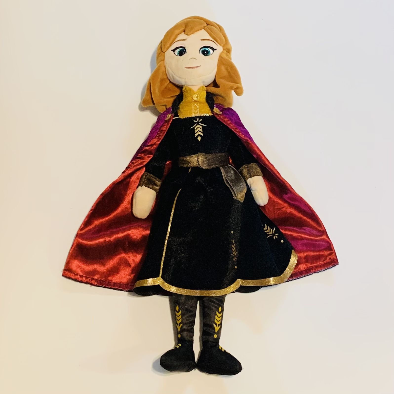 Ty Sparkle Disney Frozen 2 Anna 16" Plush Doll Stuffed Princess with Cape USED