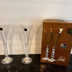 Rare Vintage Y2K Millennium 2000 Champagne Glasses- Reduced 