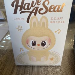Unopened Authentic Pop Mart Have A Seat Labubu 