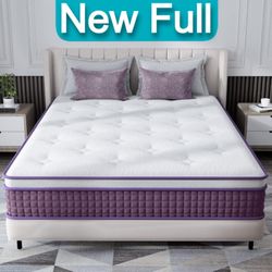 Brand New Pillow Top Full Size Foam Hybrid 10 Inch Mattress
