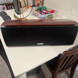 Polk Audio CSi A4 Center Channel Speaker Black 8 Ohm 180 Watts