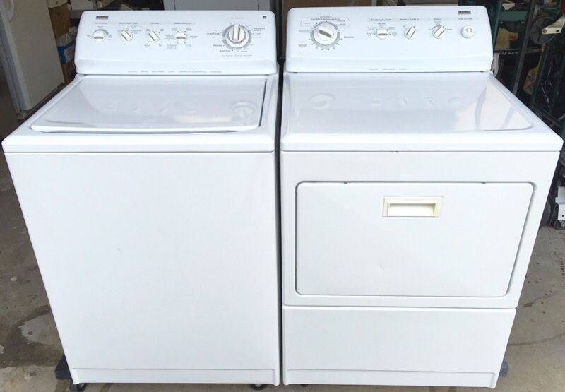 Kenmore Elite Heavy Duty King Size Capacity Quiet Pak ll Matching Electric Washer & Dryer