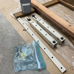 Heat Pump Exterior Wall Mounting Bracket, Metal Electrical Box & Hardware