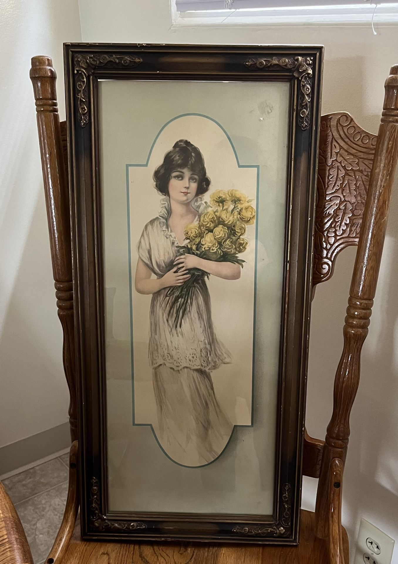 Vintage Print & Frame