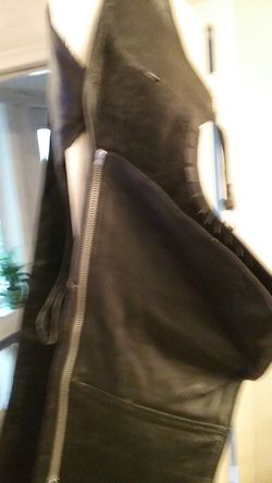 Leather chaps, size xxl