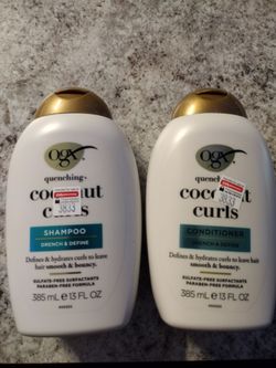 OGX quenching coconut curls