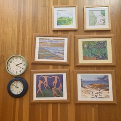art / frames / clocks