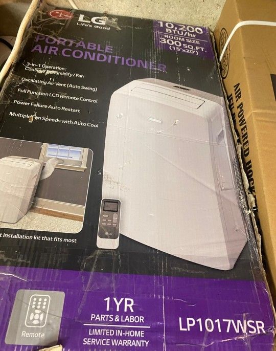 LG Portable AC/Dehumidifier 10,200 BTU