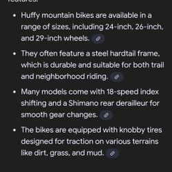 Huffy Bike