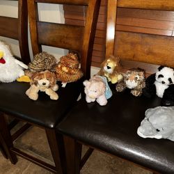 Lot of 9 Webkinz 