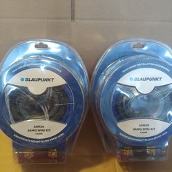 BLAUPUNKT (2PK) 0 GAUGE CCA 5000W CAR AMPLIFIER INSTALL KIT ( BRAND NEW PRICE IS LOWEST INSTALL NOT AVAILABLE )