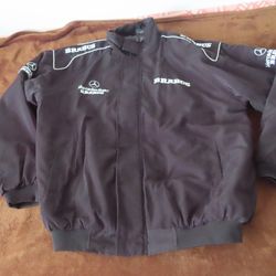 vintage Mercedes Benz brabus bomber jacket made in germany rare XL