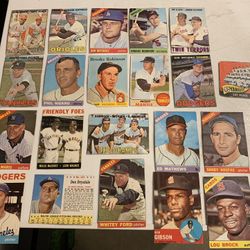 Vintage Baseball Cards 1960’s Micky Mantle and More 