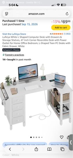 L Shaped Computer Desk