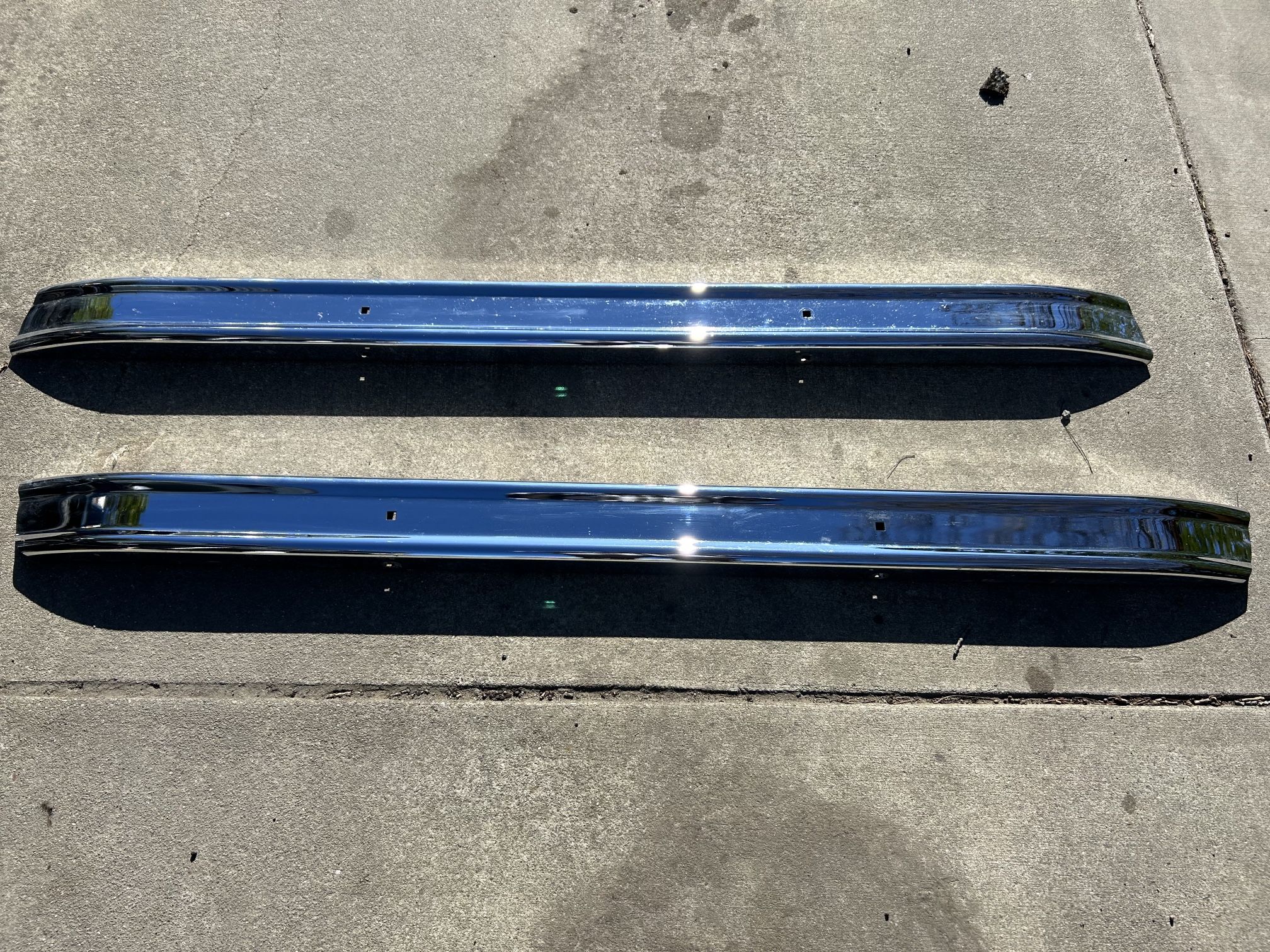 Chrome Bumper, 66-67 Bronco