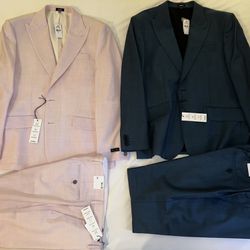 SELL TODAY - Lot Of 2 - Men’s BRAND NEW EXPRESS Suits Sz 42R